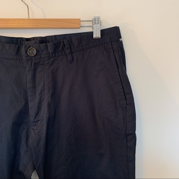 Proper Cloth Men Size 34 Pants Slim Chino Stretch High Quality Dark Navy - Picture 3 of 10